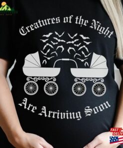 Halloween Twin Pregnancy Announcement Shirt Hoodie Classic