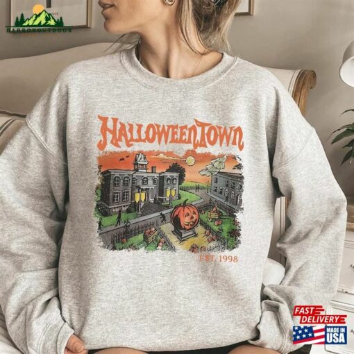 Halloweentown Spooky Sweatshirt Vintage Shirt Halloween Party 2023 Unisex