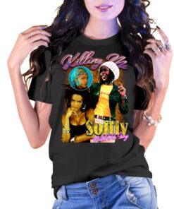 Killing Me Softly Lauryn Hill Vintage Style T-Shirt