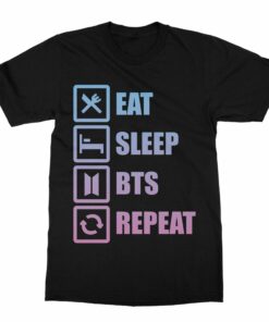 Repeat BTS T-Shirt (Men)