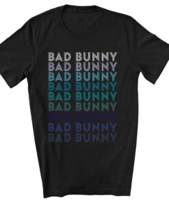 Retro Pattern Bad Bunny T-shirt