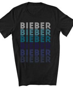Retro Pattern Justin Bieber T-shirt