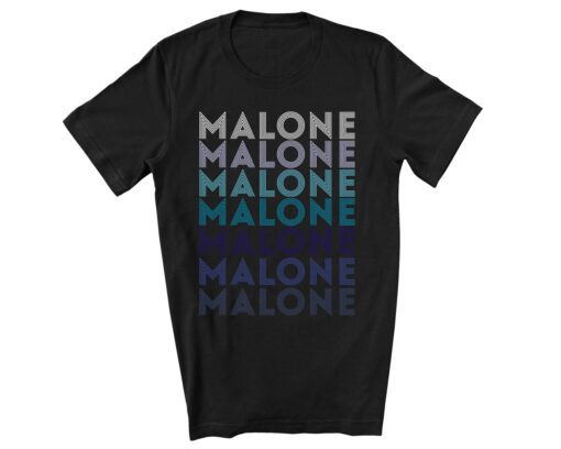 Retro Pattern Post Malone T-shirt