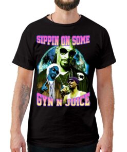 Sippin On Some Gin N Juice Vintage Style T-Shirt