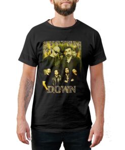 Vintage Style System of a Down T-Shirt