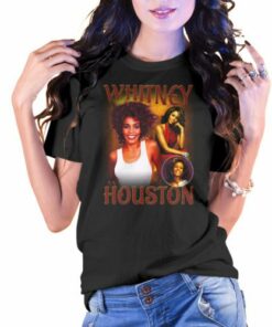 Vintage Style Whitney Houston T-Shirt 4 Vintage Style Whitney Houston T Shirt 3