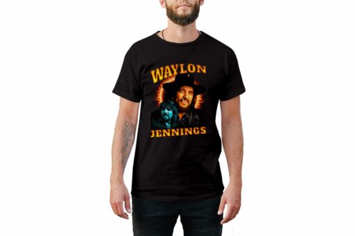 Waylon Jennings Vintage Style T-Shirt