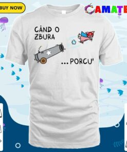 When Pigs Fly Shirt, Cand O Zbura Porcul T-shirt