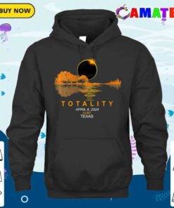 Wos Hunt Texas Total Solar Eclipse 2024 Guitar T-shirt 2 Wos Hunt Texas Total Solar Eclipse 2024 Guitar T shirt 3