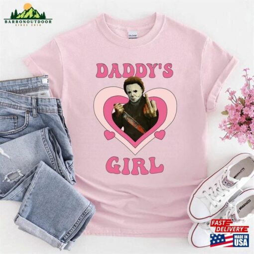 Daddy’s Girl Shirt Michael Myers Halloween Sweatshirt Tshirt Horror Movie Characters Hoodie