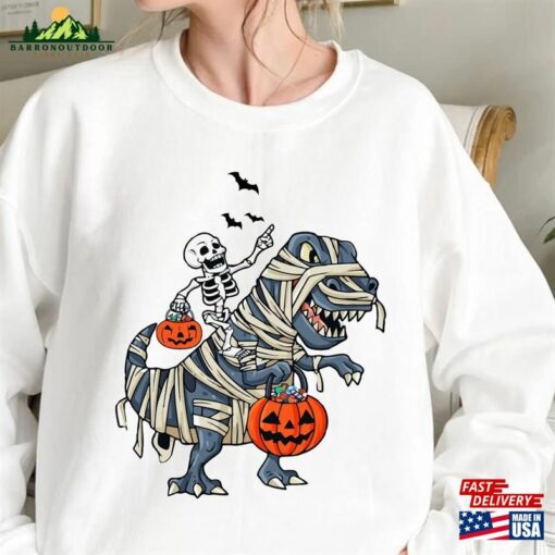 Dinosaur Halloween Shirts Family Sweatshirts Hoodie Classic