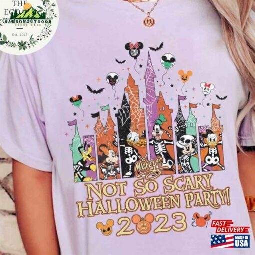 Disney Castle Halloween Shirt Mickey’s Not So Scary Party Sweatshirt T-Shirt