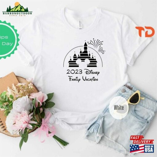 Disney Family Vacation 2023 Shirt Castle Walt Shirts Classic Unisex