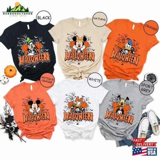 Disney Halloween Family Shirt Mickey And Friends Unisex Hoodie