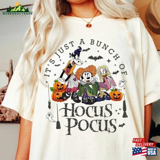 Disney Halloween Hocus Pocus Comfort Shirt It’s Just A Bunch Of T-Shirt Hoodie