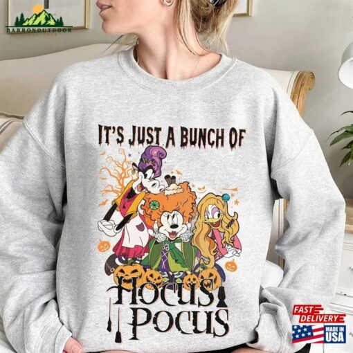 Disney Halloween Hocus Pocus Sweatshirt It’s Just A Bunch Of Shirt Unisex Classic