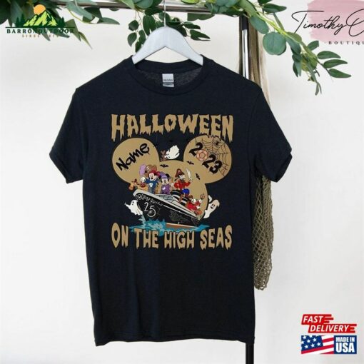 Disney Halloween On The High Seas 2023 T-Shirt Shirt Mickey Ghost Classic Hoodie