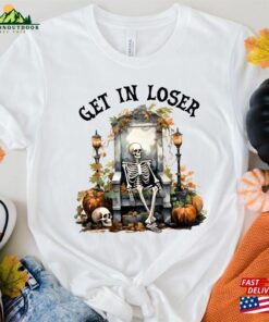 Get In Loser Halloween Sweatshirt Sugar Skull Tshirt Coffee Shirt T Shirt 3