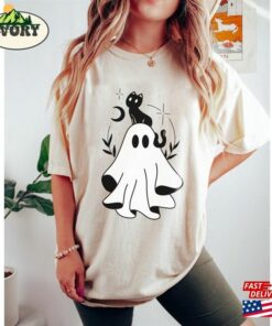 Ghost Cat Halloween Shirt Cute Classic Unisex 2 Ghost Cat Halloween Shirt Cute Classic Unisex 3