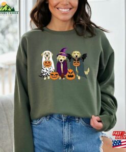 Ghost Dog Halloween Sweatshirt 2023 Shirt Retro Spooky Season Classic Unisex