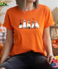 Ghost Dog Shirt Halloween T-Shirt Spooky Season Classic Hoodie