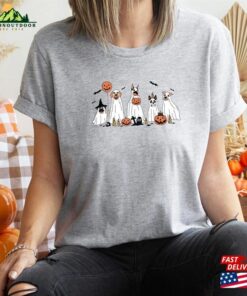 Ghost Dog Shirt Halloween T-Shirt Spooky Season Classic Hoodie