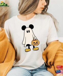 Ghost Halloween Disney Inspired Mickey Mouse Sweatshirt Cute Spooky Season Scary Unisex