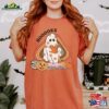 Ghost Halloween Shirt For Book Lovers Vintage Style T-Shirt Colorful Graphic Tee Hoodie