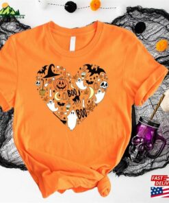 Ghost Halloween Shirt Pumpkin T-Shirt Sweatshirt