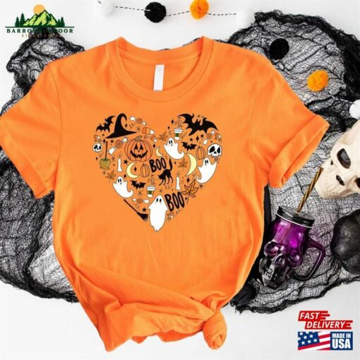 Ghost Halloween Shirt Pumpkin T-Shirt Sweatshirt