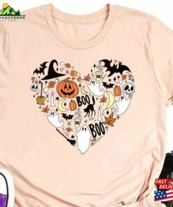 Ghost Halloween Shirt Pumpkin T-Shirt Sweatshirt