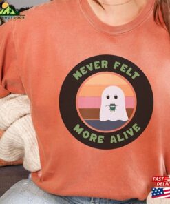 Ghost Hot Coffee Shirt Trendy Funny T-Shirt Unisex Hoodie