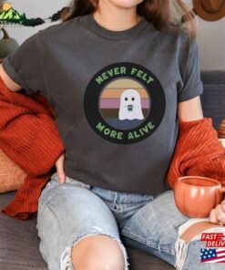 Ghost Hot Coffee Shirt Trendy Funny T Shirt Unisex Hoodie 3