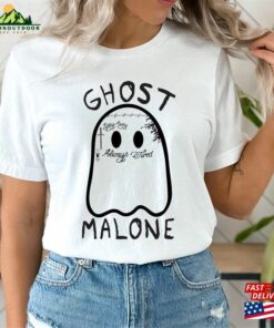 Ghost Malone Halloween Shirt Cute Funny Crewneck T-Shirt Classic