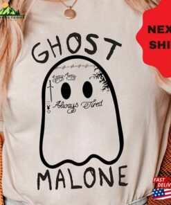 Ghost Malone Halloween Shirt Cute Funny Crewneck T-Shirt Classic