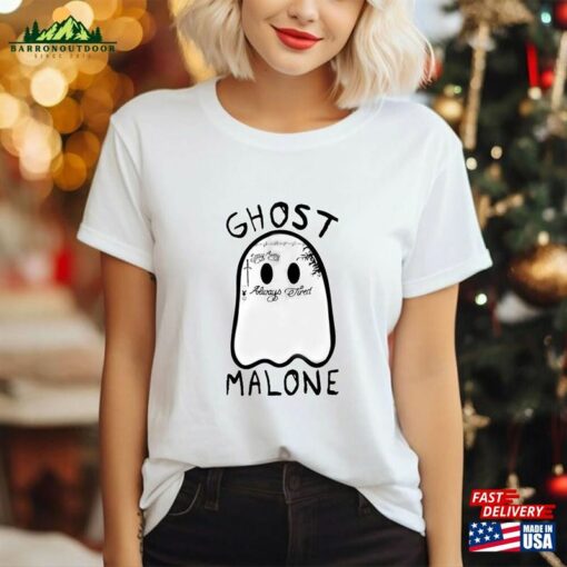 Ghost Malone Sweatshirt Halloween Cute Sweat Classic Hoodie