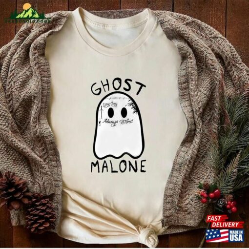 Ghost Malone Sweatshirt Halloween Cute Sweat Classic Hoodie