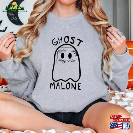 Ghost Malone Sweatshirt Halloween Cute Sweat Hoodie