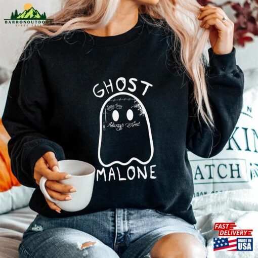 Ghost Malone Sweatshirt Halloween Cute Sweat Hoodie