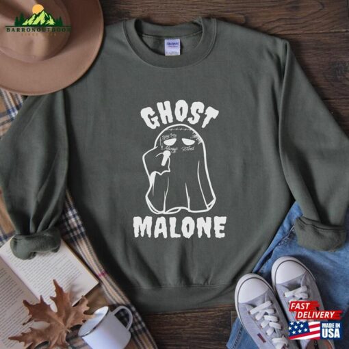 Ghost Malone Sweatshirt Halloween Cute Sweat Hoodie T-Shirt