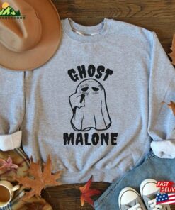 Ghost Malone Sweatshirt Halloween Cute Sweat Hoodie T-Shirt