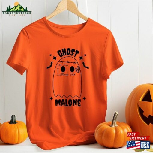 Ghost Malone Sweatshirt Halloween Stay Spooky Classic Hoodie