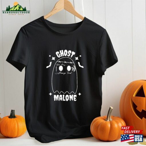 Ghost Malone Sweatshirt Halloween Stay Spooky Classic Hoodie