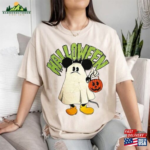 Ghost Mickey Minnie Disney Halloween Shirt Classic Sweatshirt