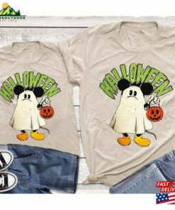 Ghost Mickey Minnie Disney Halloween Shirt Classic Sweatshirt 3