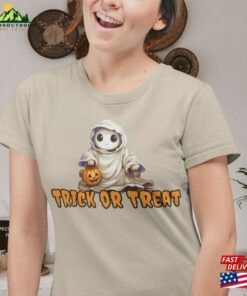 Ghost Trick Or Treat Halloween Shirt Sweatshirt Classic