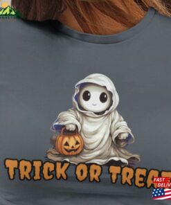 Ghost Trick Or Treat Halloween Shirt Sweatshirt Classic