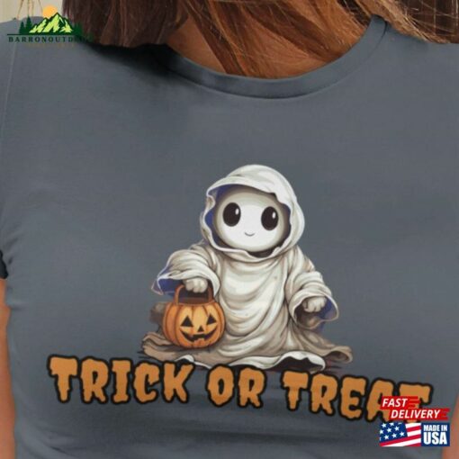 Ghost Trick Or Treat Halloween Shirt Sweatshirt Classic