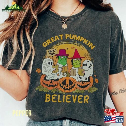 Great Pumpkin Believer Comfort Colors Shirt I Got A Rock Cute Little Ghost T-Shirt Hoodie Classic