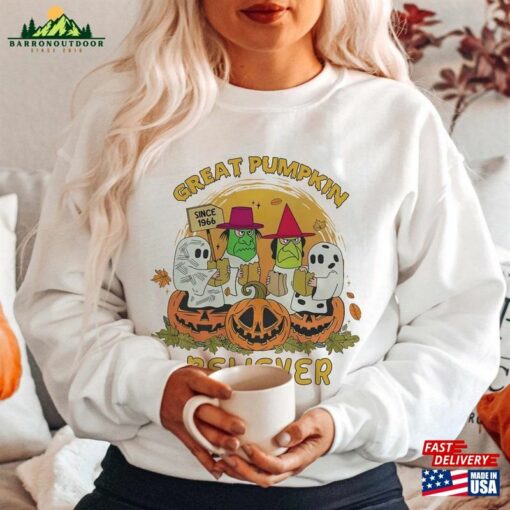 Great Pumpkin Believer Comfort Colors Shirt I Got A Rock Cute Little Ghost T-Shirt Sweatshirt Unisex